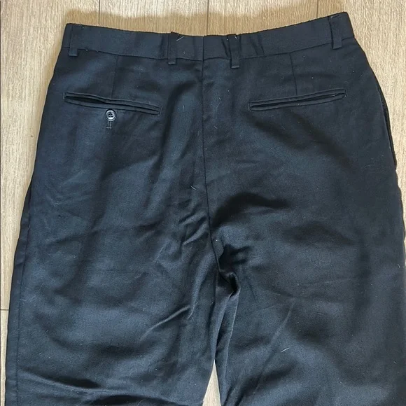 Women’s Black Wide Leg Dress Pants with Tailored Fit - Picture 4 of 6